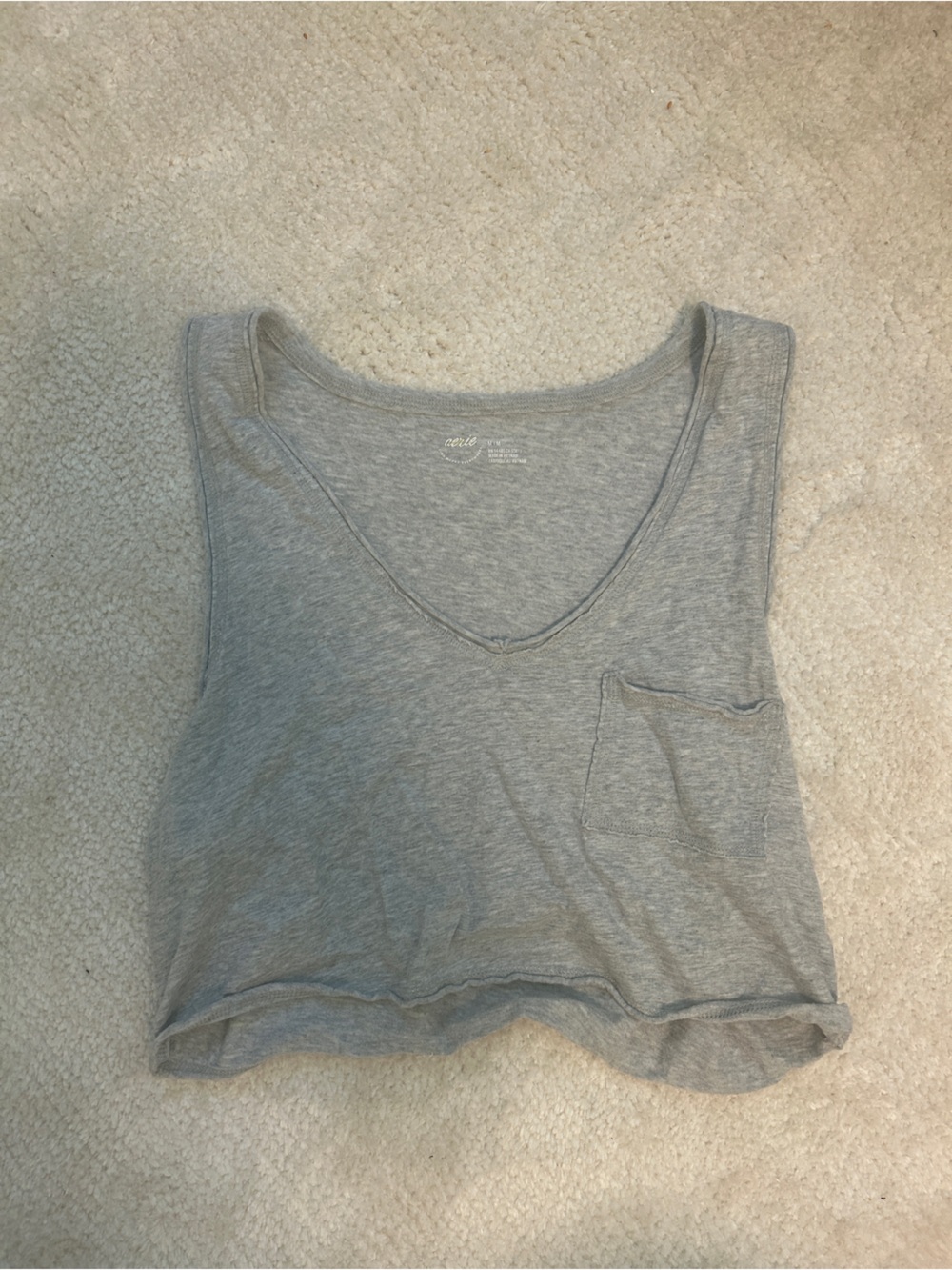 aerie Gray loose Tank